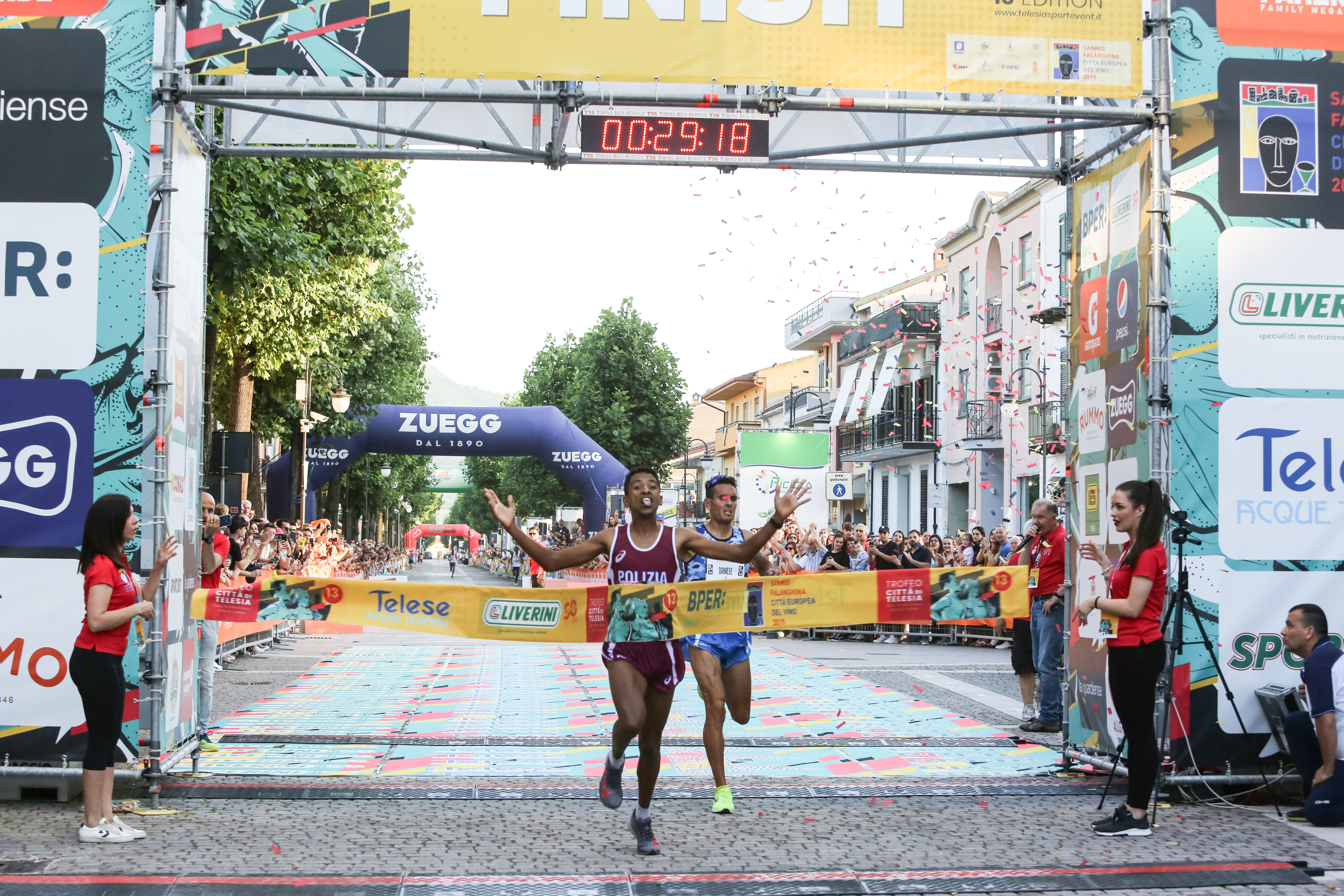 Trofeo città di Telesia, vittoria di Eyob Ghebrehiwet. Tra le donne dominio di Sara Dossena