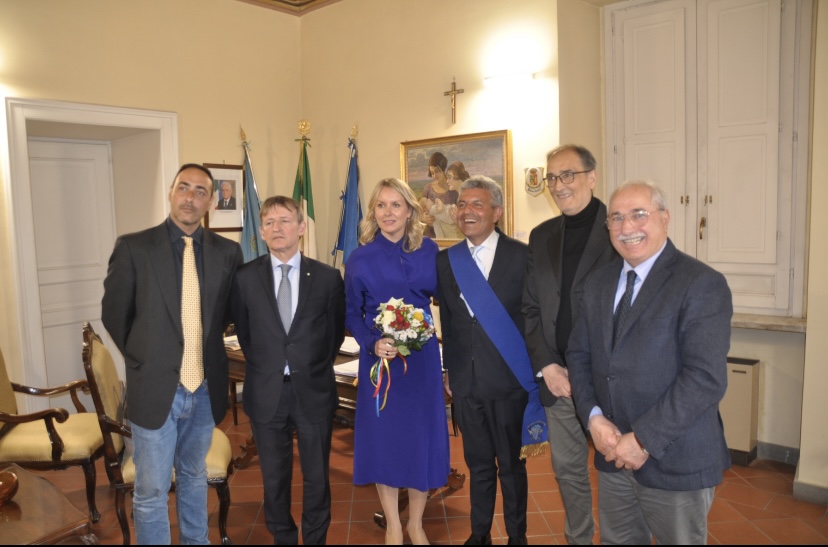 Visita dell’ambasciatore Zazo alla Rocca di Benevento